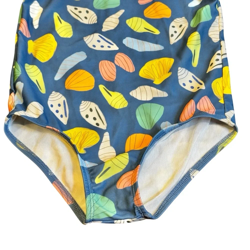 Pearl Street Swim Seashell Kids Swim One Piece 5/6 - Picture 3 of 9